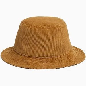 J. Crew Corduroy Bucket Hat in Carmel